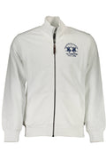LA MARTINA MEN'S WHITE ZIP-UP SWEATSHIRT