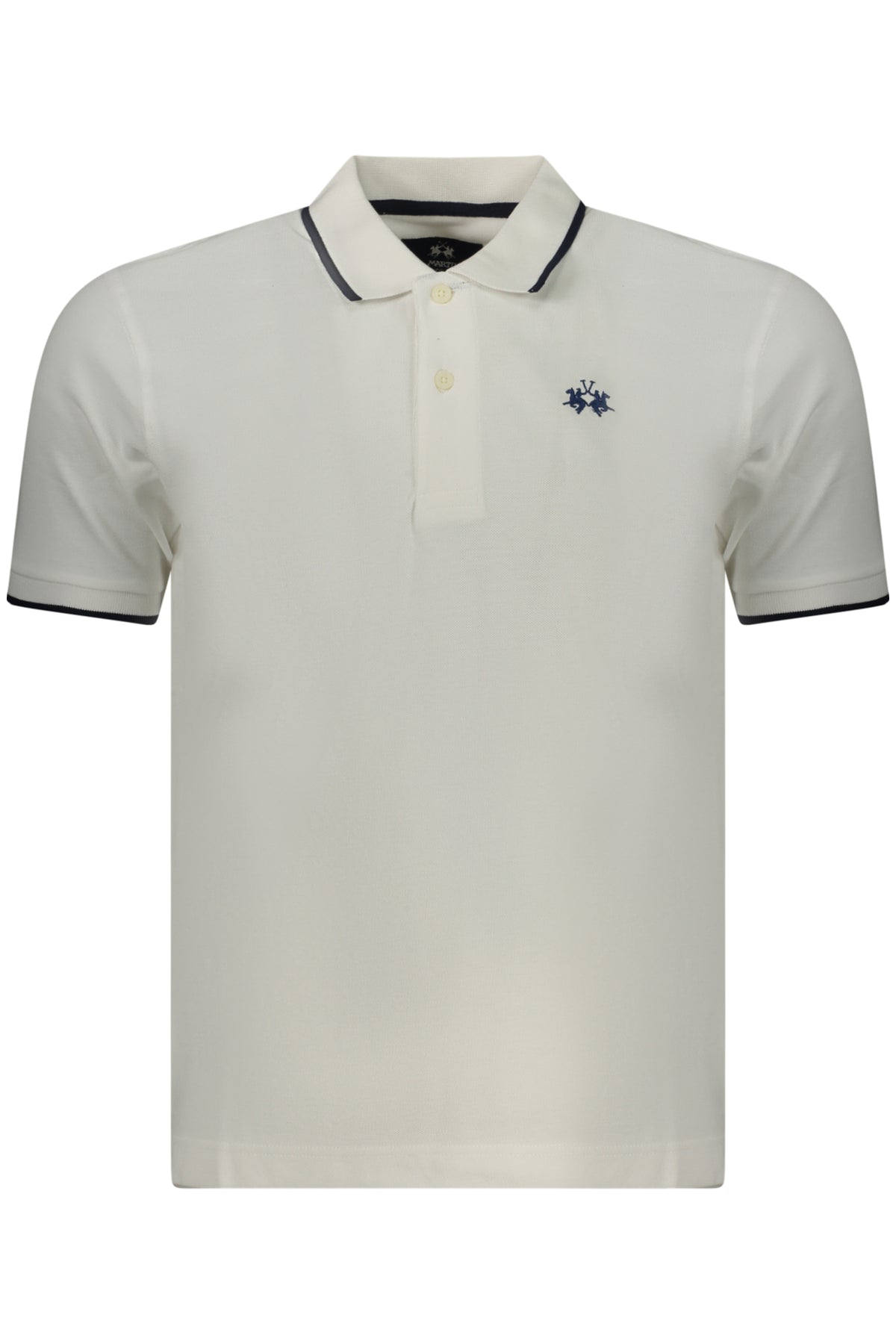 LA MARTINA Men's Short-sleeve Polo Shirt White BPMP04PK031
