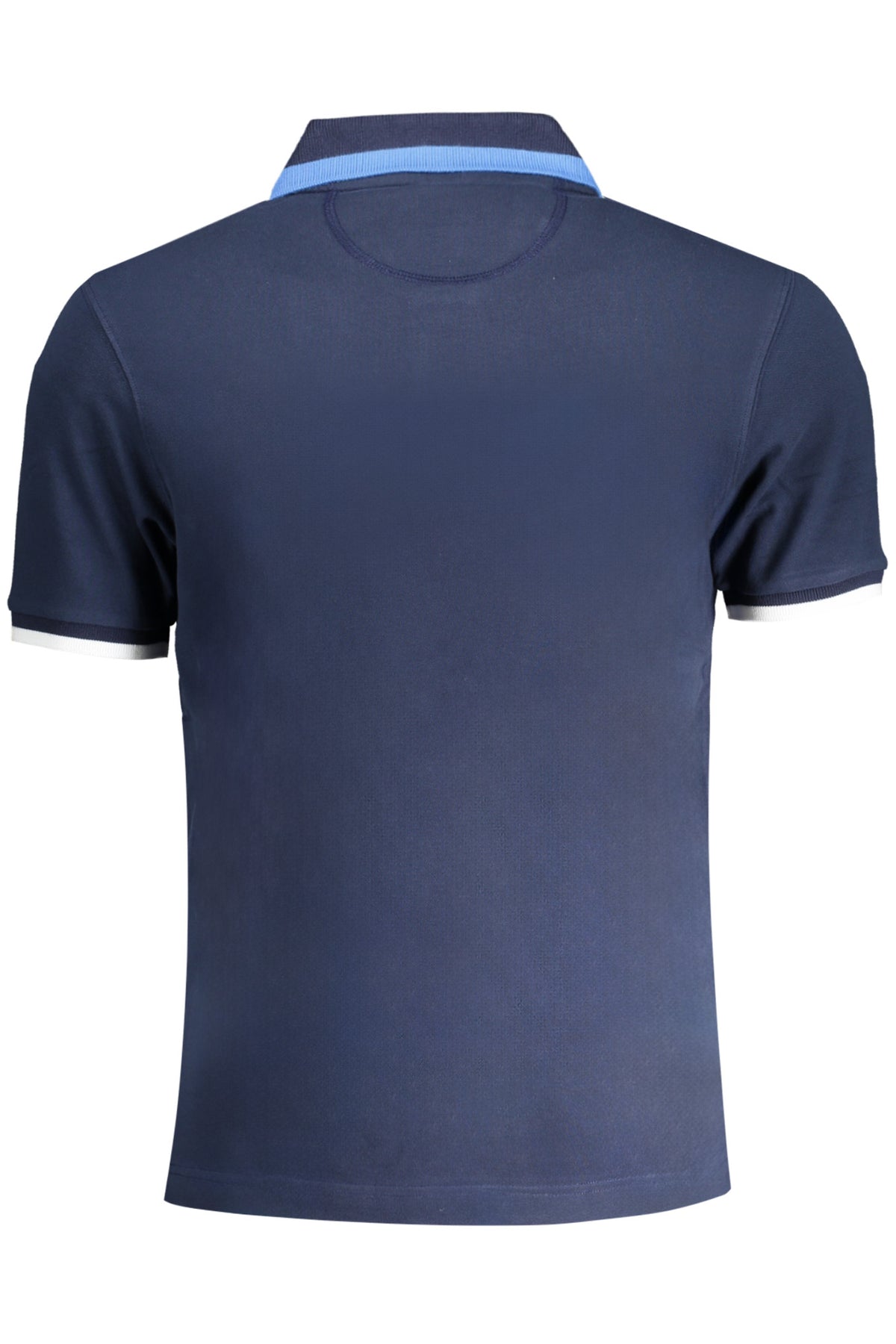 LA MARTINA MEN'S BLUE SHORT SLEEVED POLO SHIRT