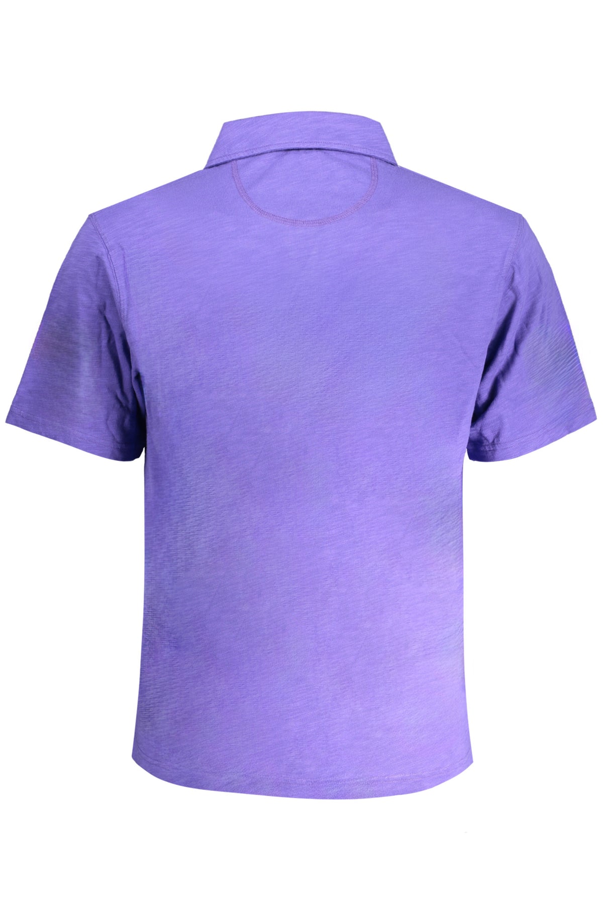 LA MARTINA PURPLE MEN'S SHORT SLEEVED POLO SHIRT