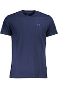 LA MARTINA MEN'S SHORT SLEEVE T-SHIRT BLUE