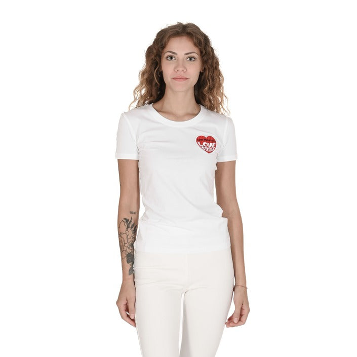 Love Moschino - Love Moschino Womens T-Shirt W 4 H19 80 E 1951 4120 MULTI