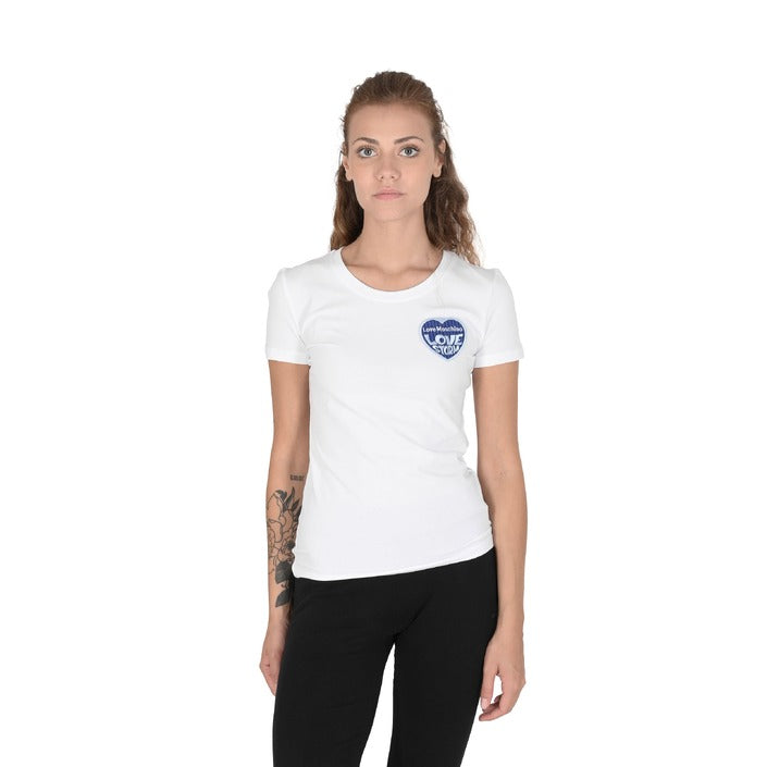Love Moschino - Love Moschino Womens T-Shirt W 4 H19 80 E 1951 4119 MULTI