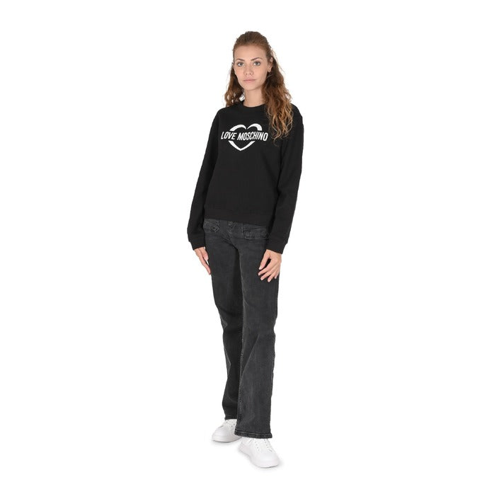 Love Moschino - Love Moschino Womens Sweatshirt W 6 306 55 M 4055 C74 BLACK