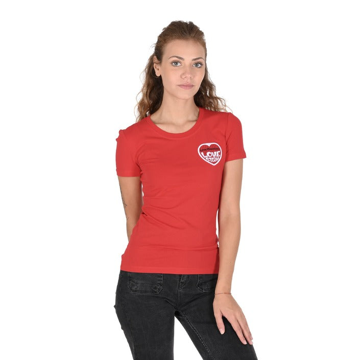 Love Moschino - Love Moschino Womens T-Shirt W 4 H19 80 E 1951 O97 RED