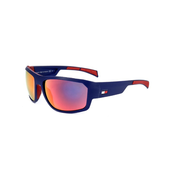Tommy Hilfiger - Tommy Hilfiger Mens Sunglasses TH 1722 S WIR 61 16 125 MATTE BLUE RED