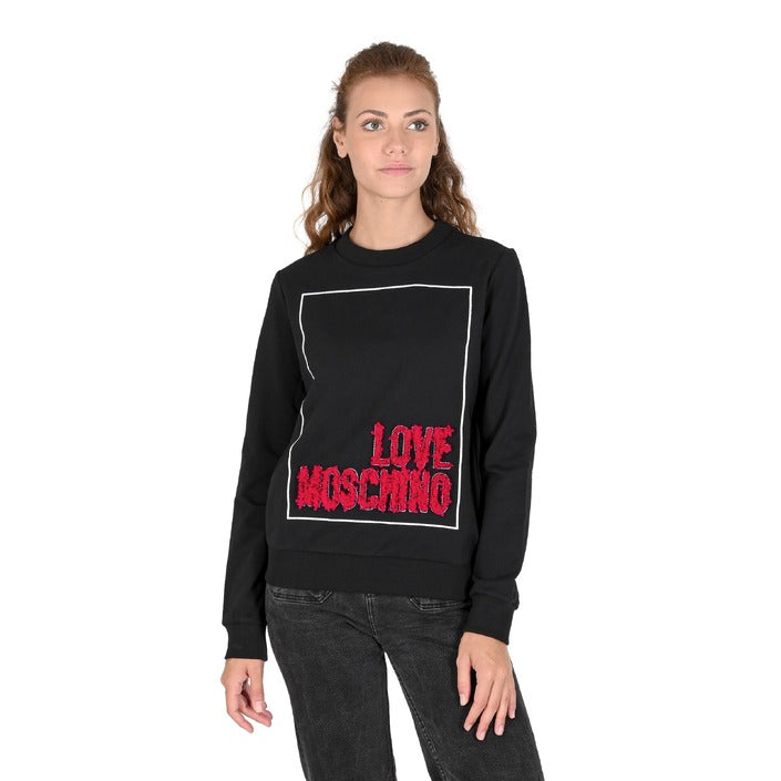 Love Moschino - Love Moschino Womens Sweatshirt W 6 302 23 E 2269 C74 BLACK