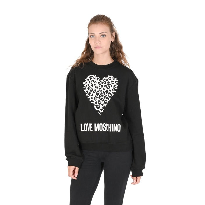 Love Moschino - Love Moschino Womens Sweatshirt W 6 306 54 M 4055 C74 BLACK