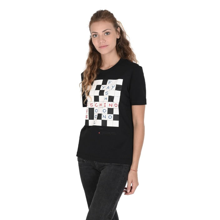 Love Moschino - Love Moschino Womens T-Shirt W 4 H06 17 M 3876 C74 BLACK