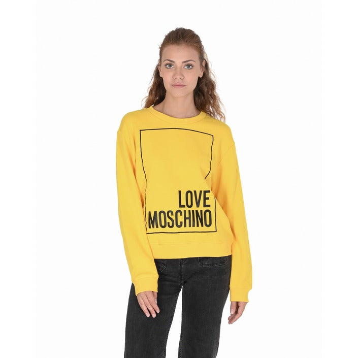 Love Moschino - Love Moschino Womens Sweatshirt W 6 306 47 M 4055 I60 YELLOW