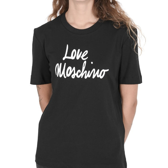 Love Moschino - Love Moschino Womens T-Shirt W 4 H06 18 M 3876 C74 BLACK