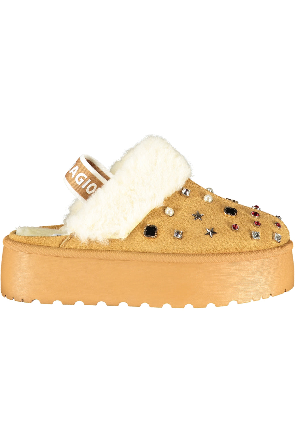 LAURA BIAGIOTTI WOMEN'S WINTER CLOG FOOTWEAR BROWN