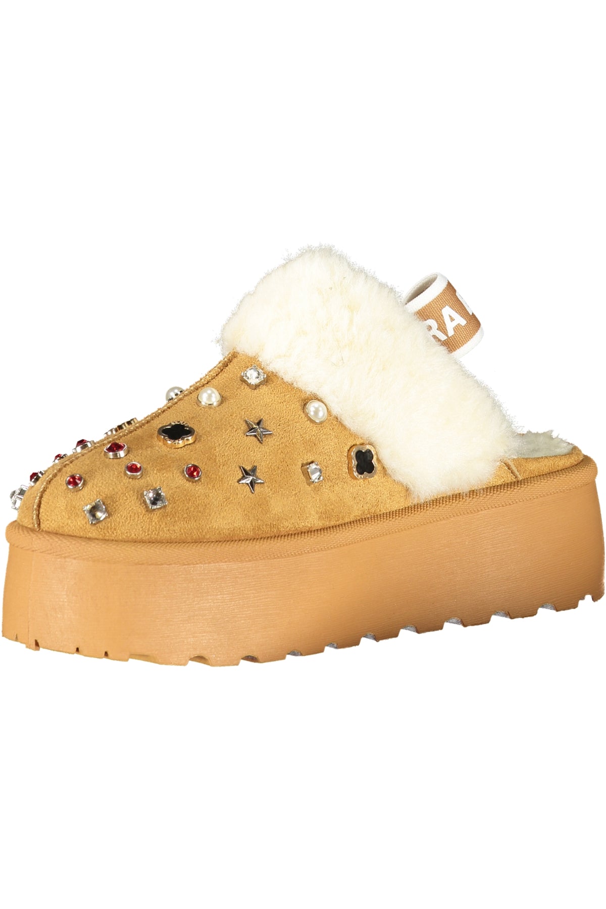 LAURA BIAGIOTTI WOMEN'S WINTER CLOG FOOTWEAR BROWN