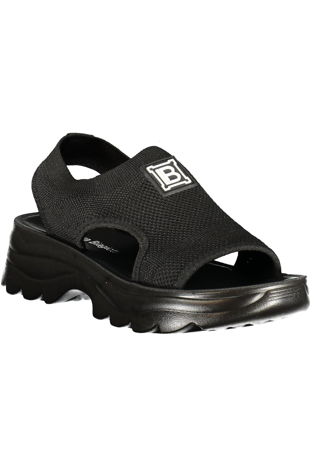 LAURA BIAGIOTTI WOMEN'S BLACK SANDALS