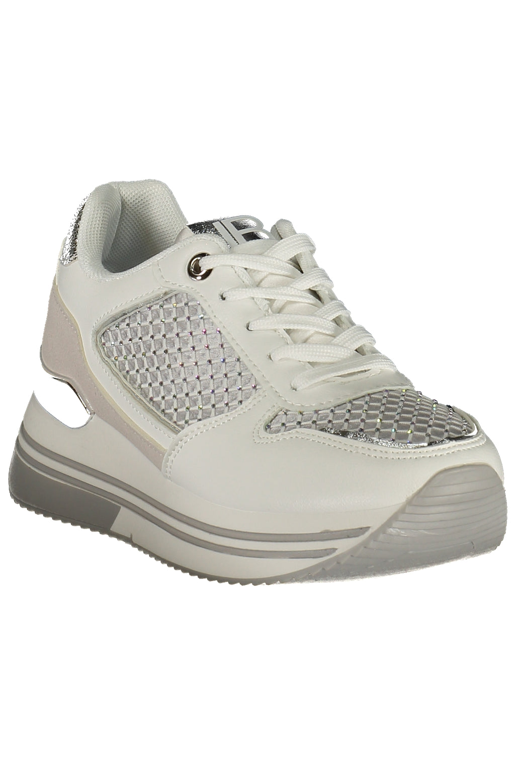 LAURA BIAGIOTTI WOMEN'S WHITE SPORTS SHOES