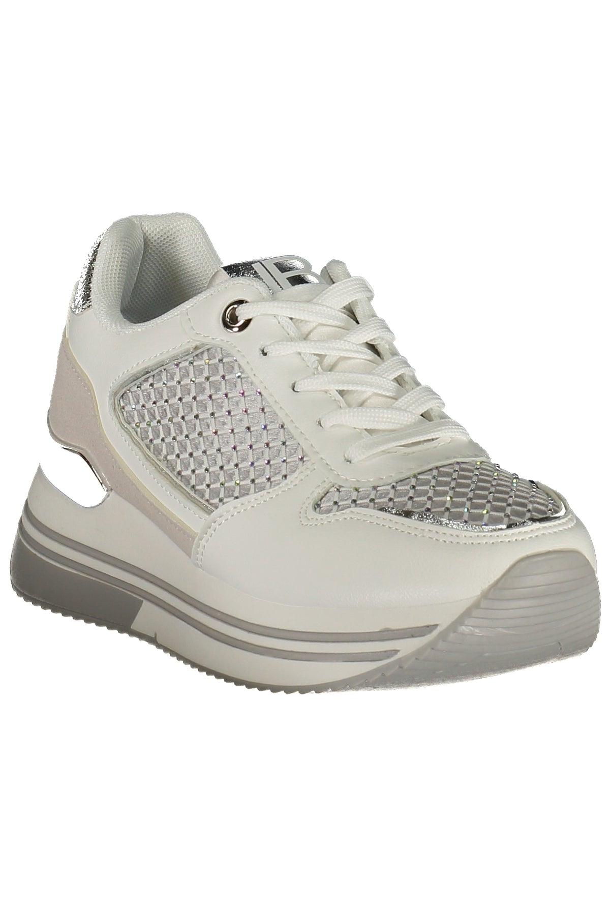 LAURA BIAGIOTTI WOMEN'S WHITE SPORTS SHOES