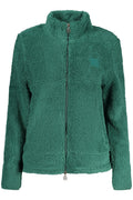 LAURA BIAGIOTTI WOMEN'S GREEN ZIP-UP SWEATSHIRT