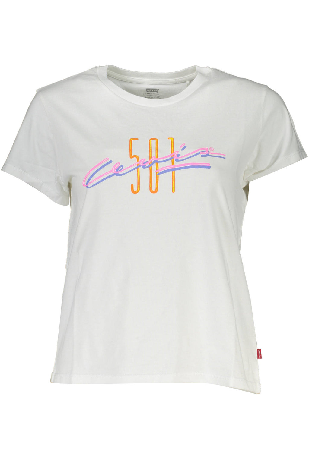 LEVI'S SHORT SLEEVE T-SHIRT WOMEN WHITE