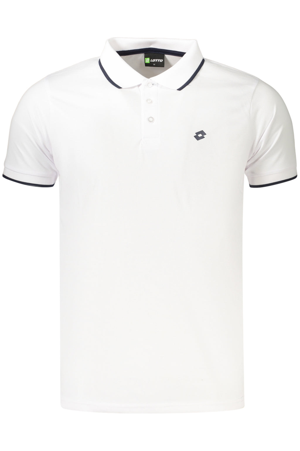 LOTTO MEN'S SHORT-SLEEVED POLO SHIRT WHITE