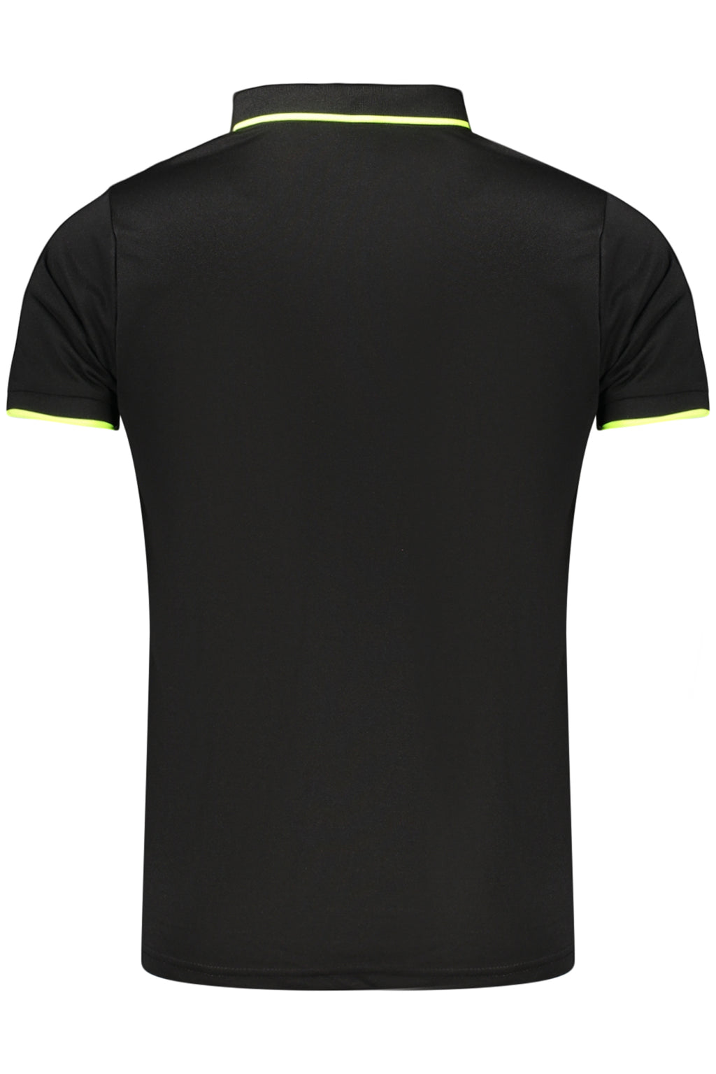 LOTTO MEN'S BLACK SHORT-SLEEVED POLO SHIRT