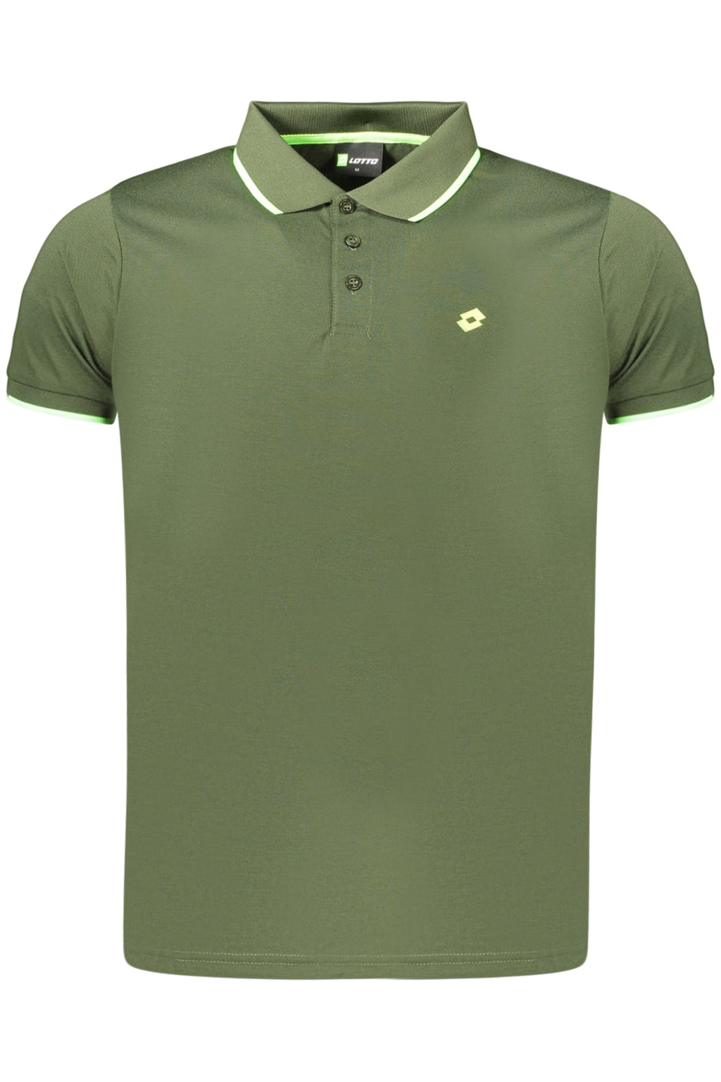 LOTTO MEN'S SHORT-SLEEVED POLO SHIRT GREEN