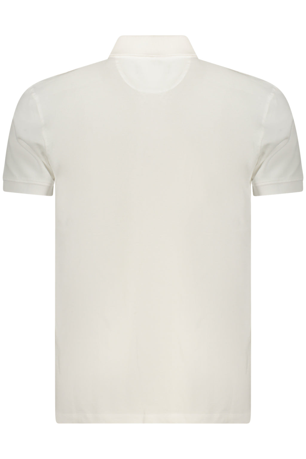 Navy Men's Short-Sleeved Polo Shirt White