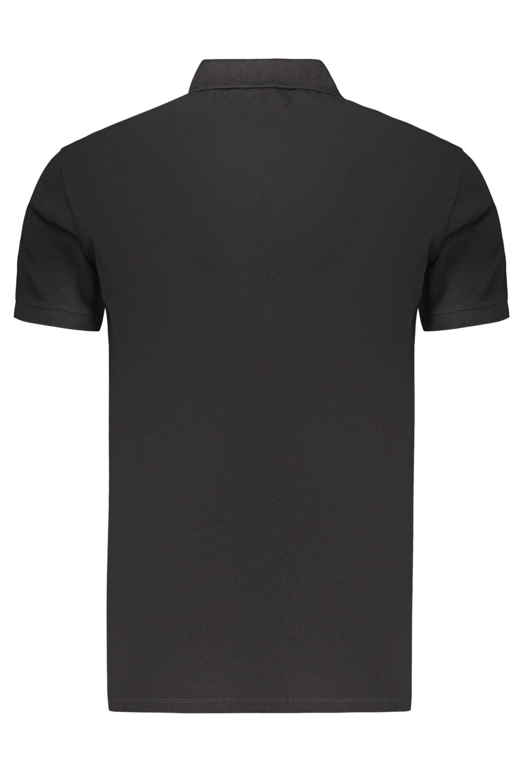 Navy Men's Black Short-Sleeved Polo Shirt
