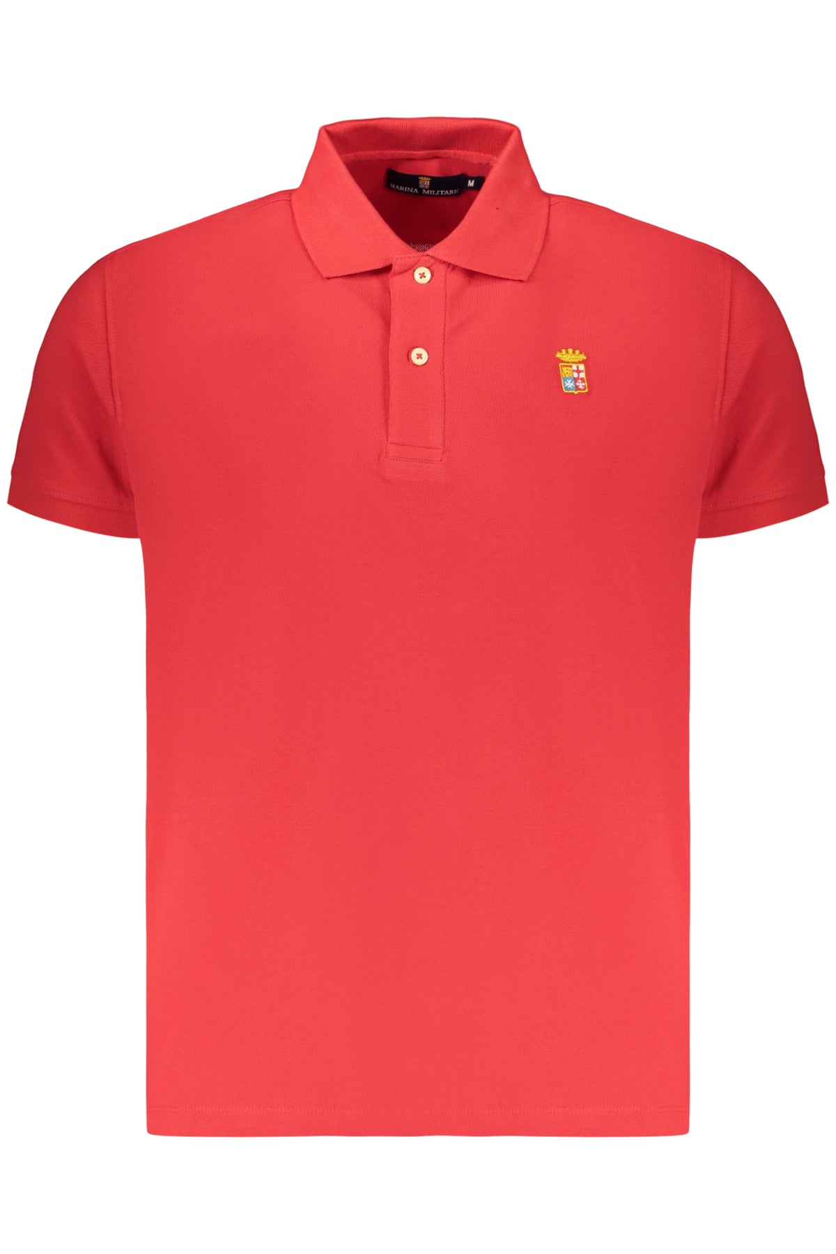 MARINA MILITARE Men's Red Navy Short-sleeve Polo Shirt MYL200C