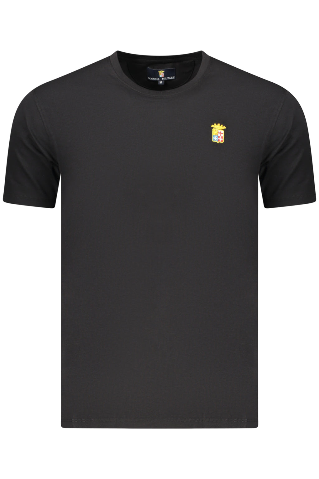 Navy Men's Black Short-Sleeved T-Shirt