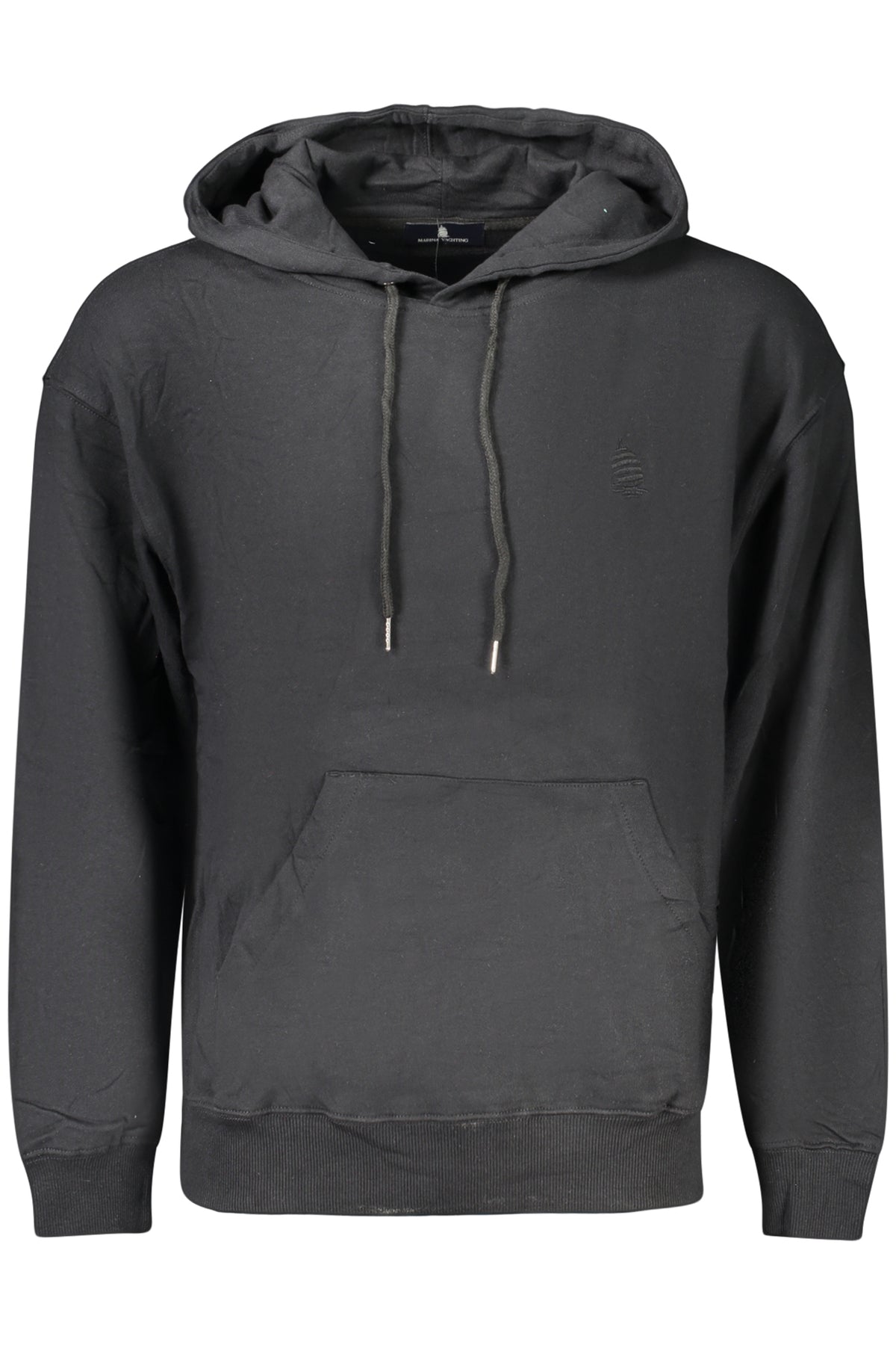 MARINA YACHTING Men's Black Zip-up Sweatshirt FECAP1