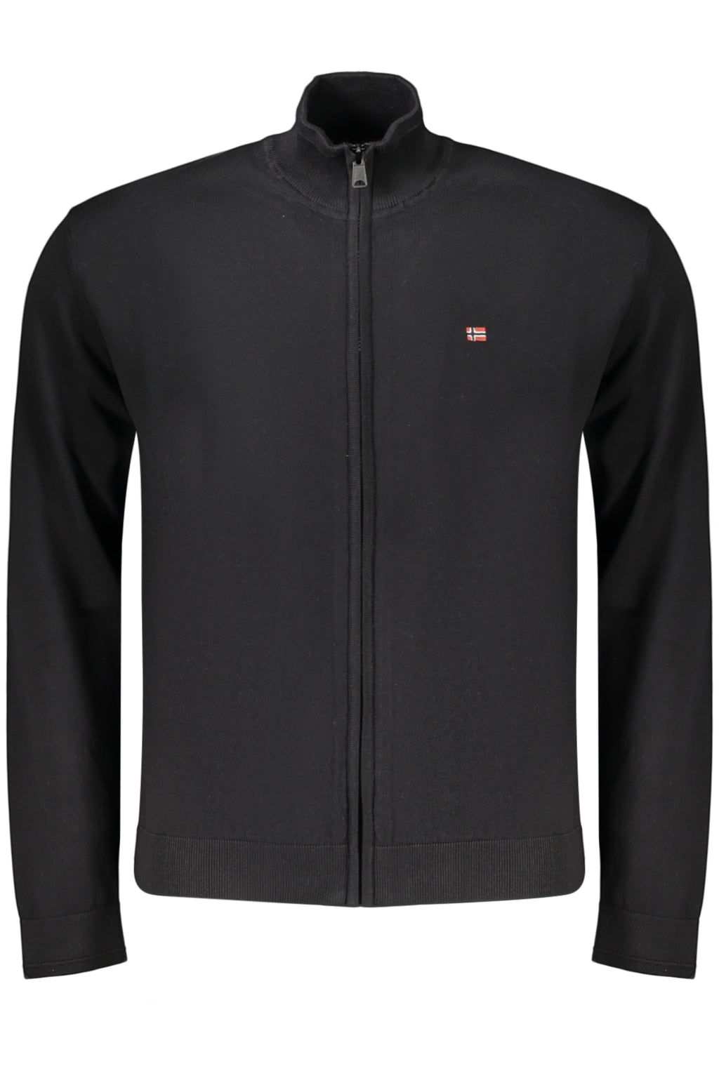 NAPAPIJRI MEN'S BLACK CARDIGAN