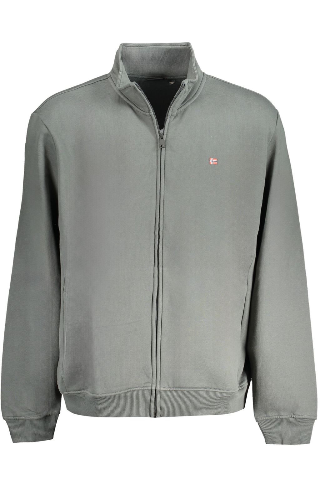 NAPAPIJRI MEN'S ZIP-UP SWEATSHIRT GREEN