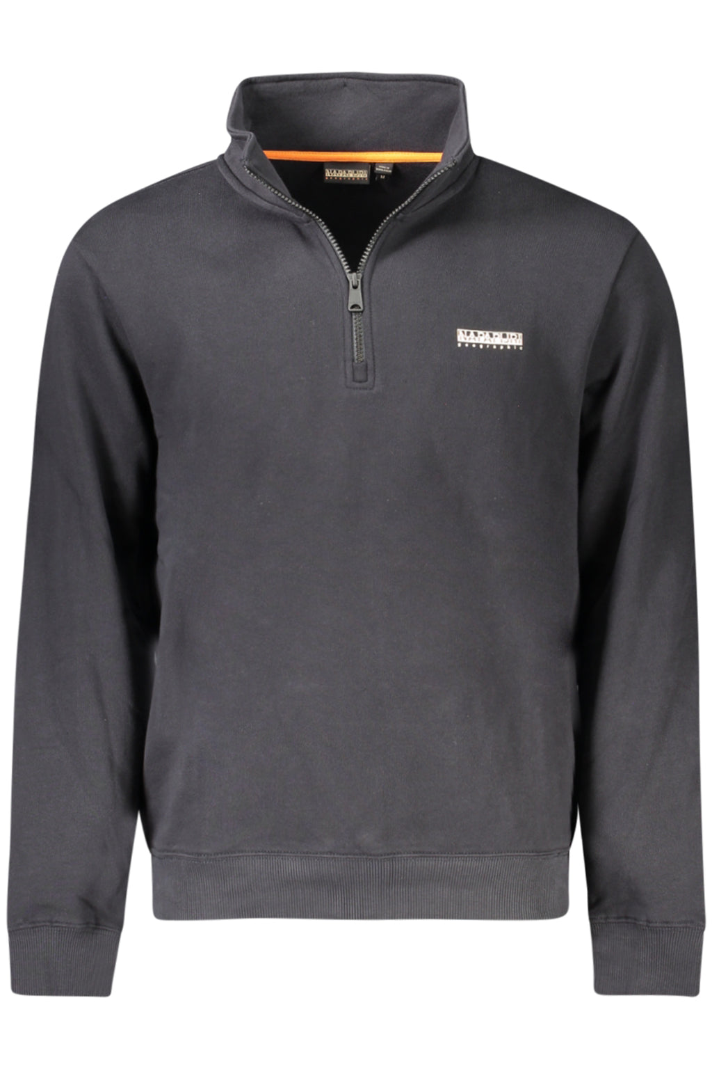 NAPAPIJRI MEN'S BLACK ZIP-UP SWEATSHIRT