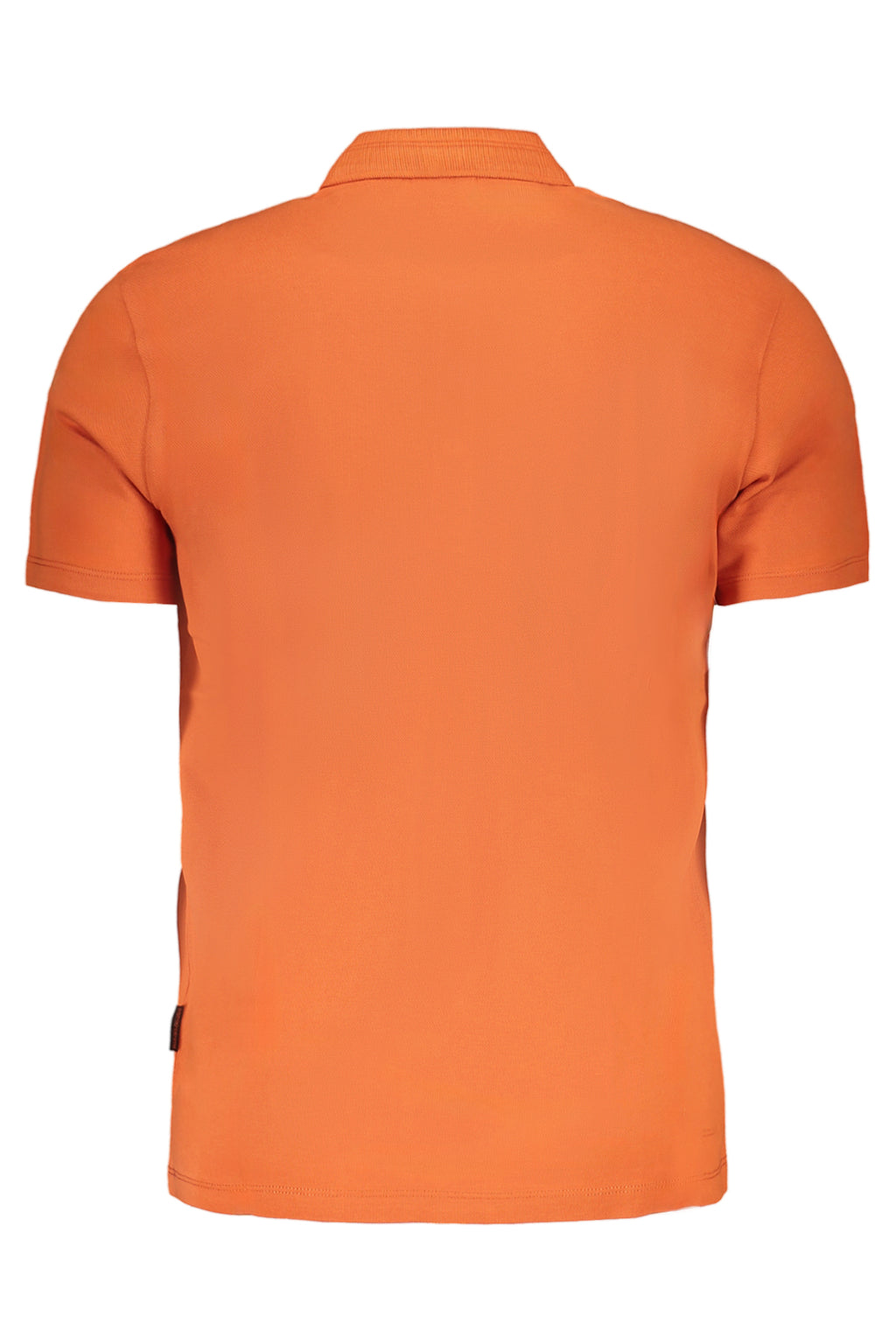 NAPAPIJRI MEN'S ORANGE SHORT SLEEVED POLO SHIRT
