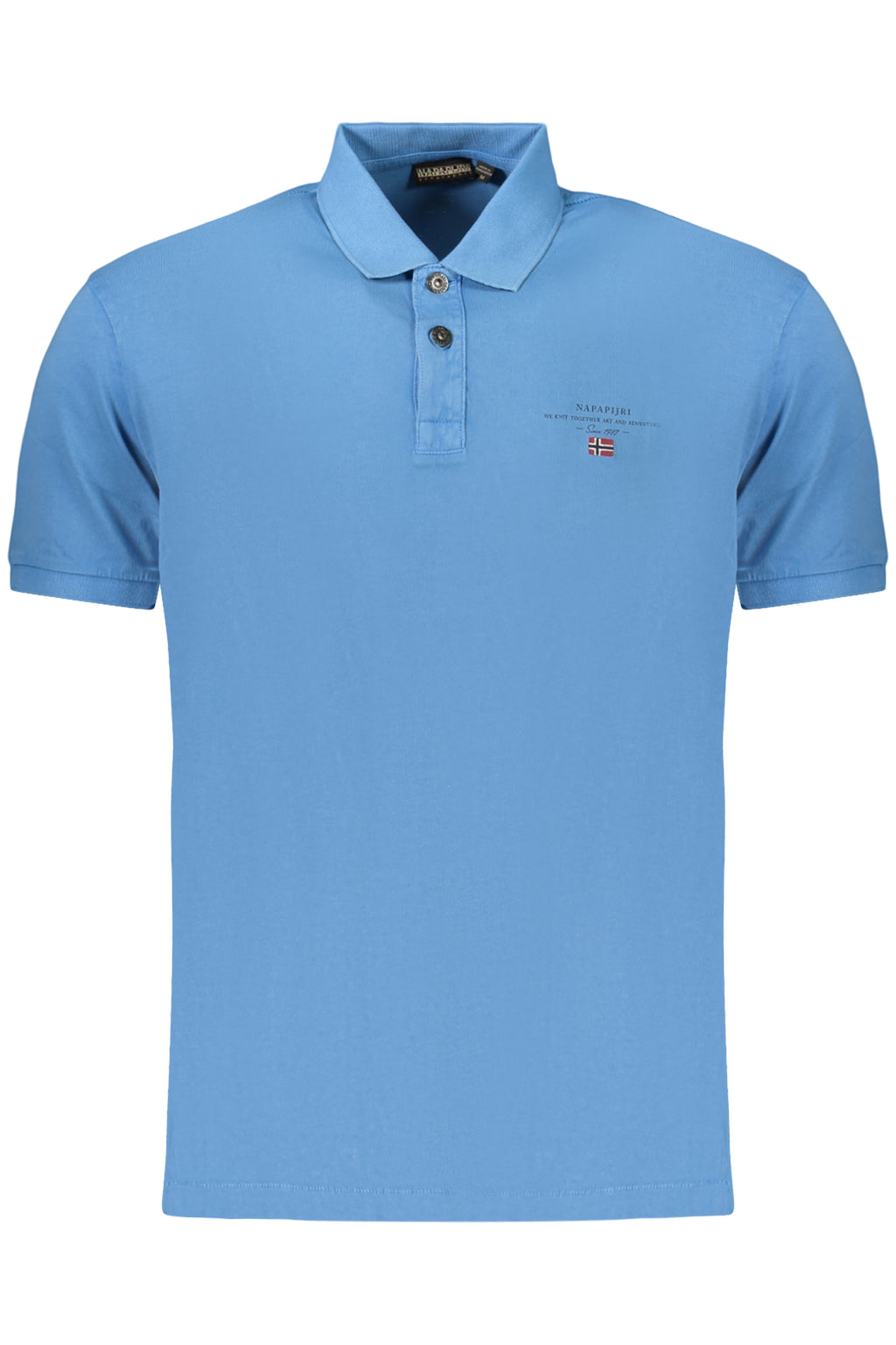 NAPAPIJRI MEN'S SHORT-SLEEVE POLO SHIRT BLUE