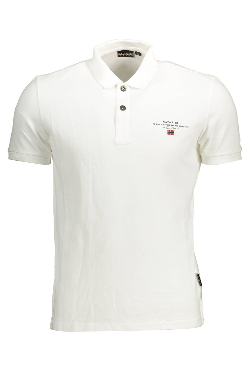 NAPAPIJRI POLO SHORT SLEEVES MEN WHITE