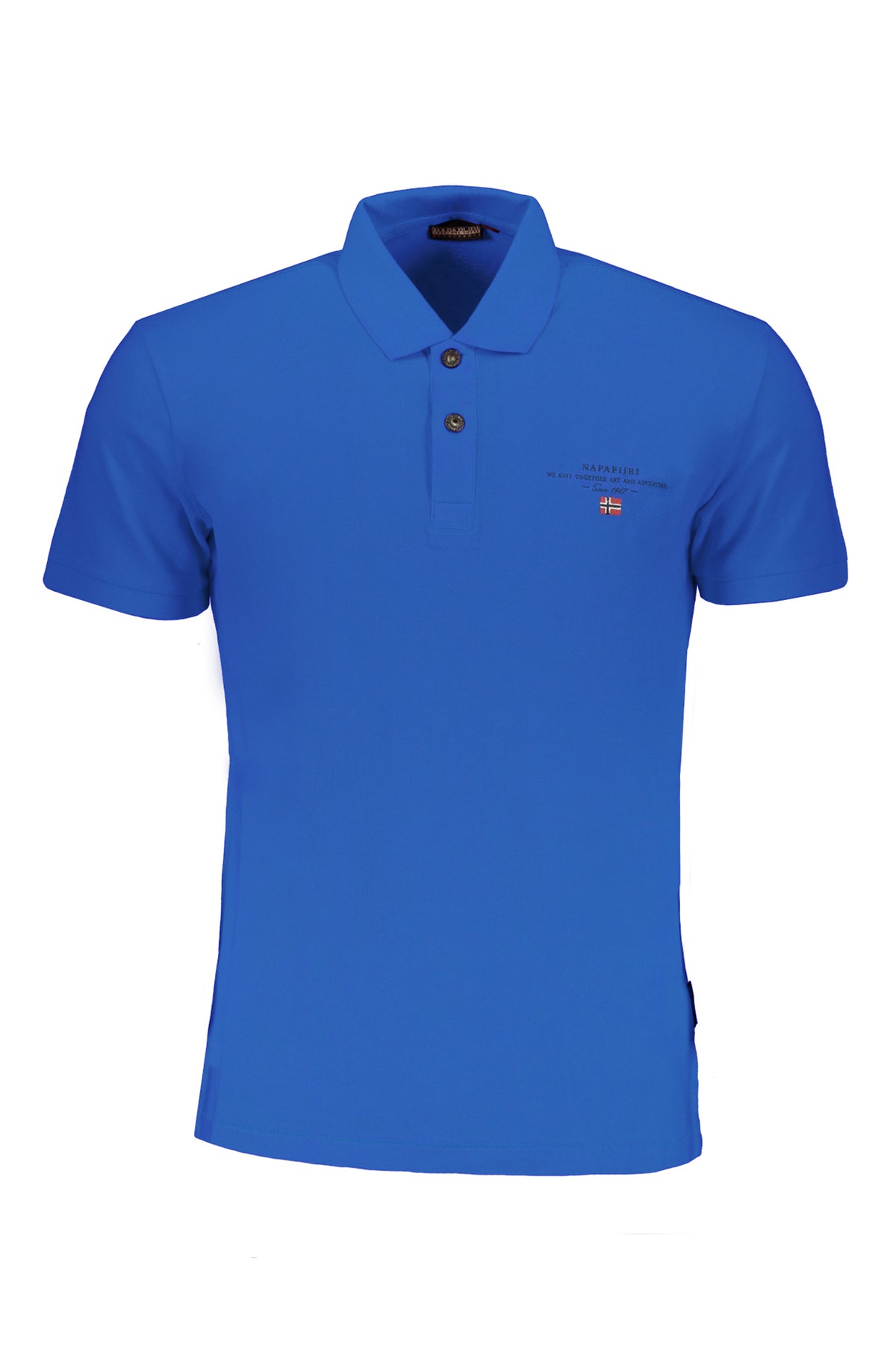 NAPAPIJRI MEN'S SHORT SLEEVED POLO SHIRT BLUE