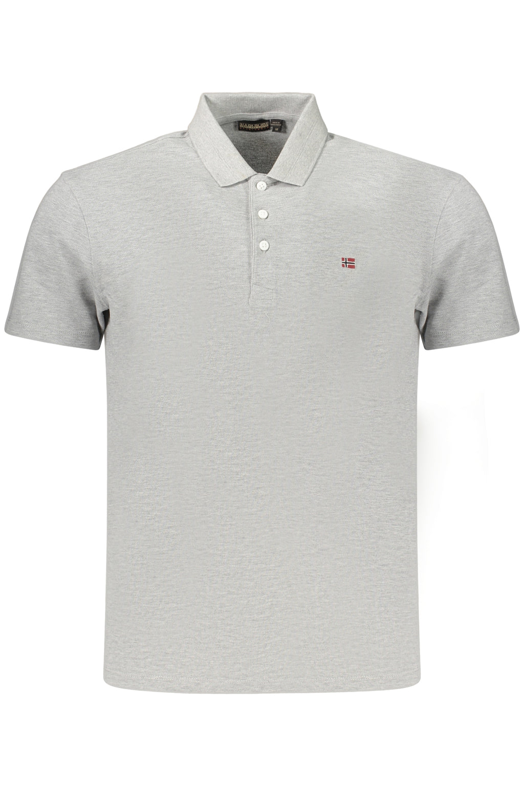 NAPAPIJRI MEN'S SHORT-SLEEVE POLO SHIRT GREY