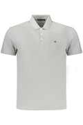 NAPAPIJRI MEN'S SHORT-SLEEVE POLO SHIRT GREY
