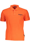 NAPAPIJRI MEN'S RED SHORT SLEEVED POLO SHIRT