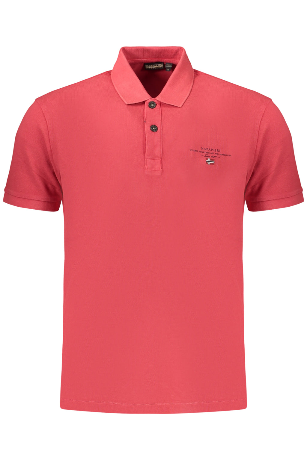 NAPAPIJRI MEN'S SHORT-SLEEVE POLO SHIRT RED