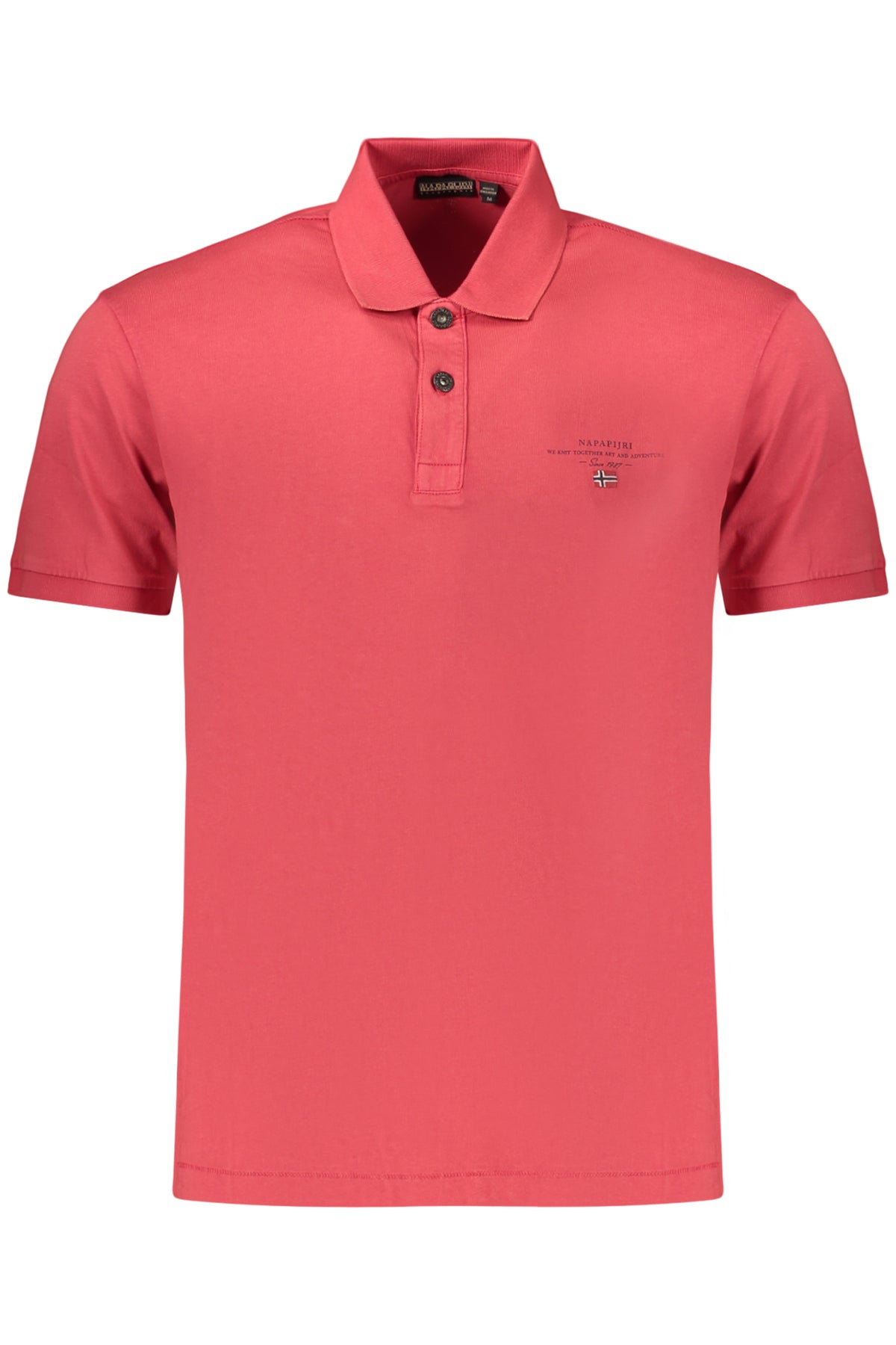 NAPAPIJRI MEN'S SHORT-SLEEVE POLO SHIRT RED