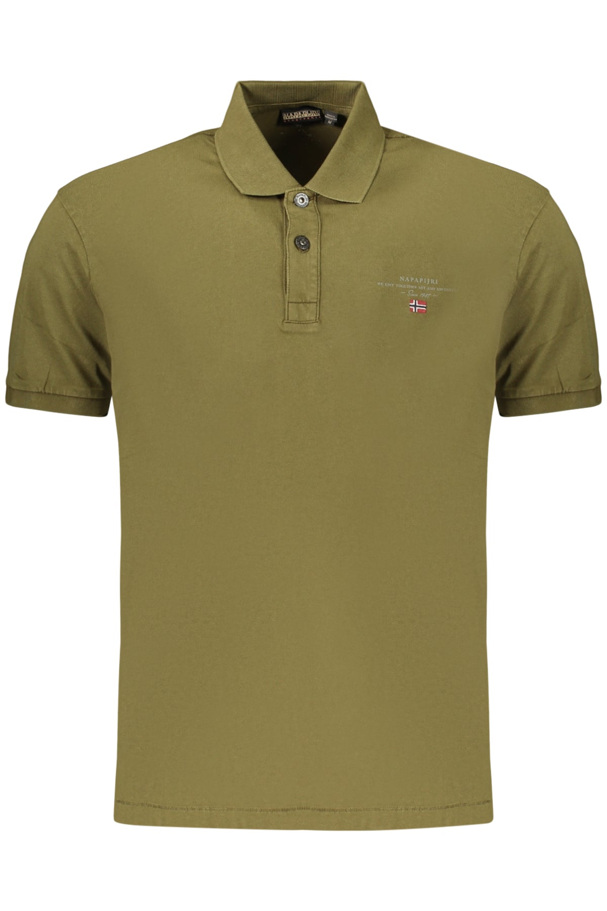 NAPAPIJRI MEN'S SHORT-SLEEVE POLO SHIRT GREEN