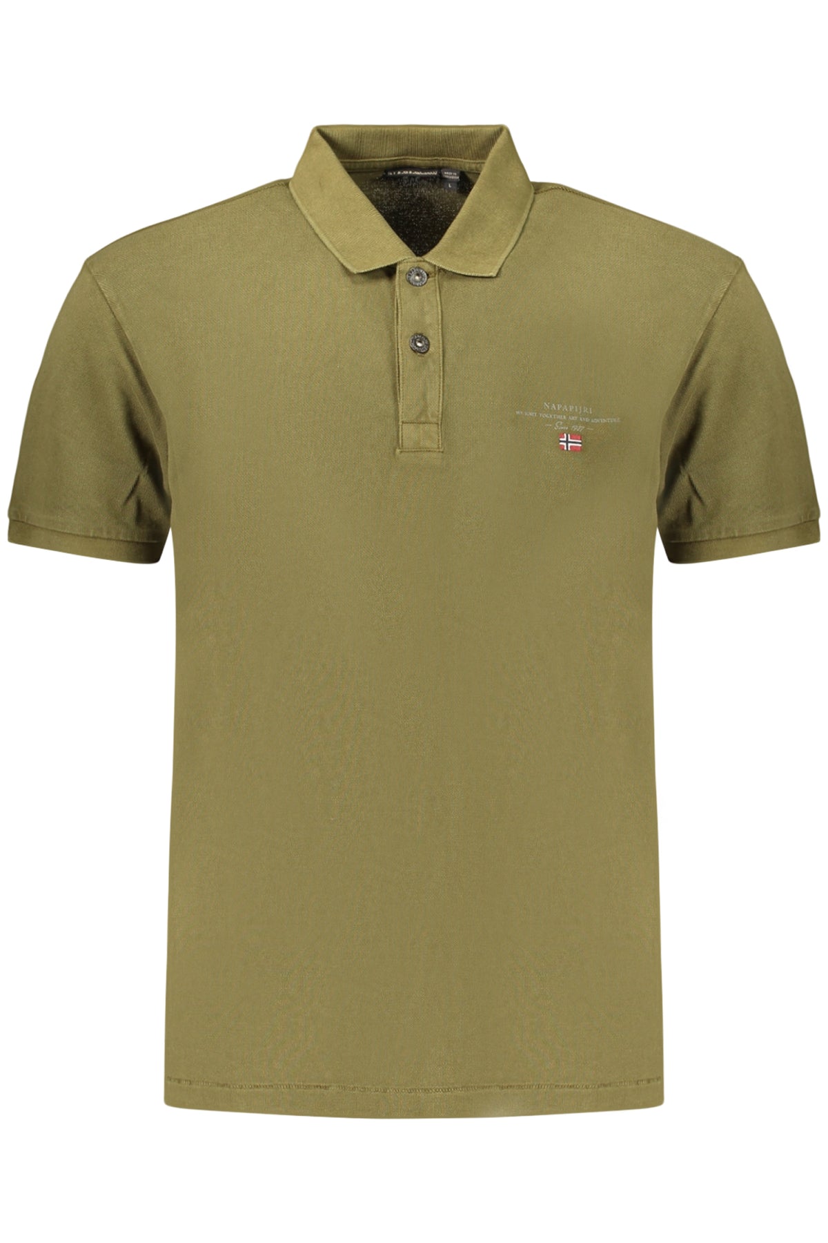 NAPAPIJRI MEN'S SHORT-SLEEVE POLO SHIRT GREEN