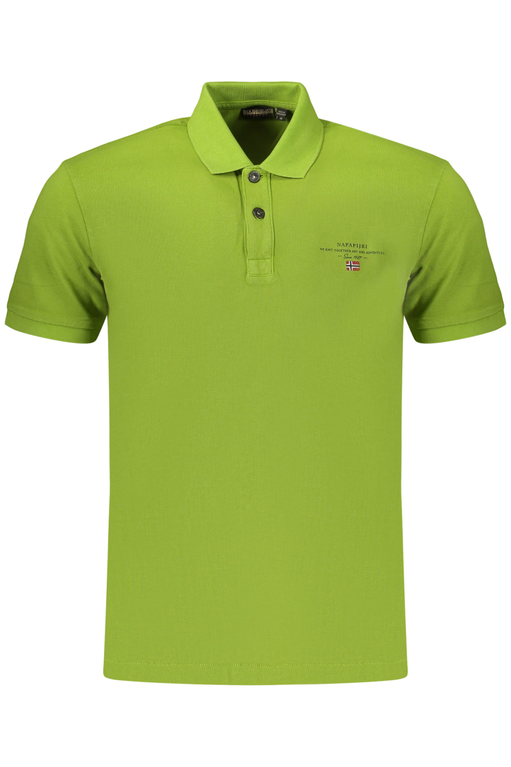 NAPAPIJRI MEN'S SHORT-SLEEVE POLO SHIRT GREEN