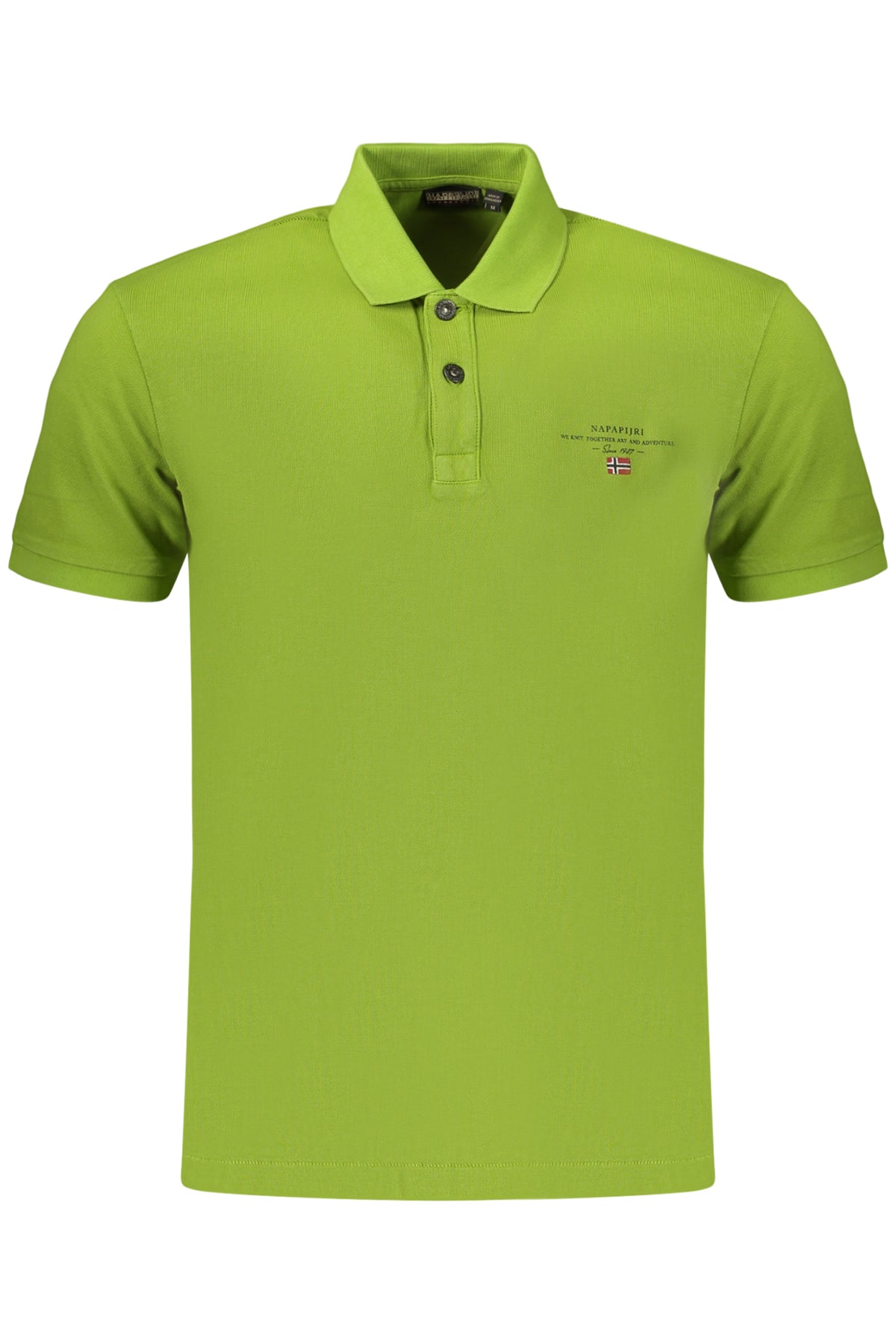 NAPAPIJRI MEN'S SHORT-SLEEVE POLO SHIRT GREEN