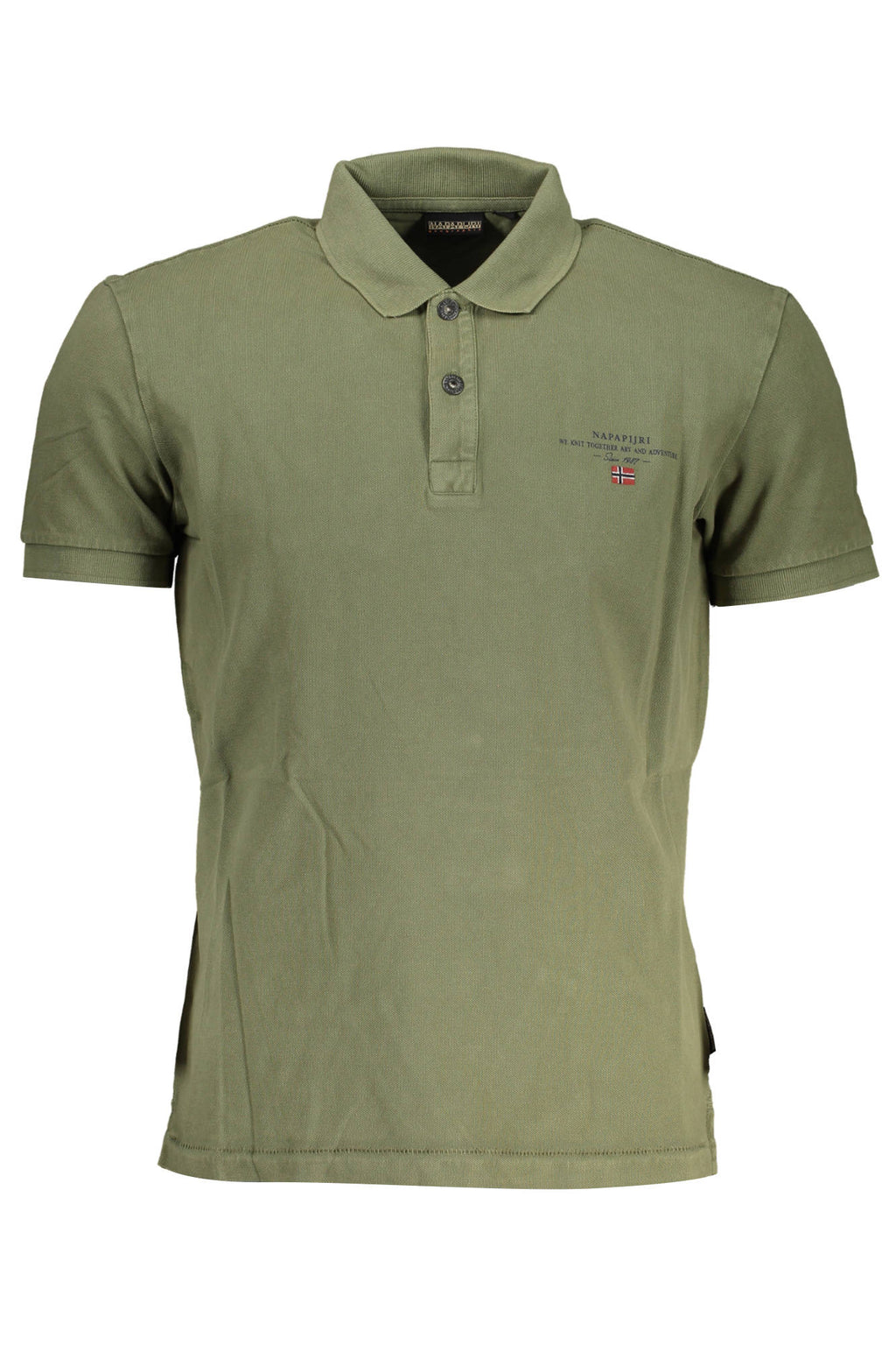 NAPAPIJRI POLO SHORT SLEEVES MEN GREEN