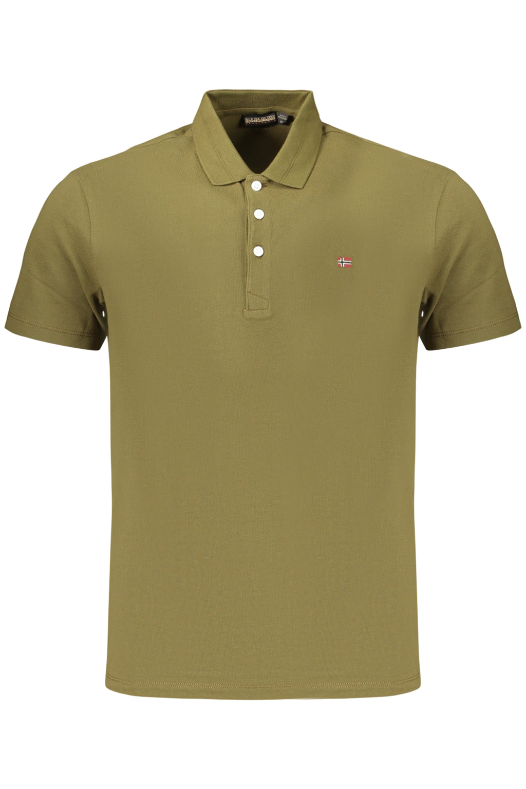 NAPAPIJRI MEN'S SHORT-SLEEVE POLO SHIRT GREEN