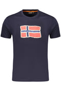 NAPAPIJRI MEN'S SHORT-SLEEVED T-SHIRT BLUE