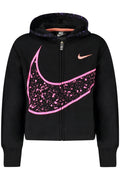 NIKE Girls' Black Zip-up Sweatshirt 36J287